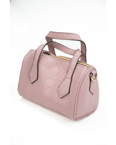 Borsa a mano rosa con tracolla removibile no logo doppia tasca interna Borsa a mano rosa con tracolla removibile no logo doppia tasca interna