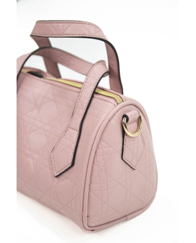Borsa a mano rosa con tracolla removibile no logo doppia tasca interna Borsa a mano rosa con tracolla removibile no logo doppia tasca interna