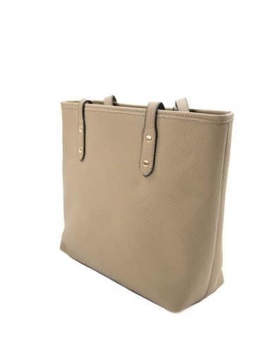 Borsa a mano oliva effetto tigrato con logo frontale in oro chiusura a cerniera Borsa a mano oliva effetto tigrato con logo frontale in oro chiusura a cerniera