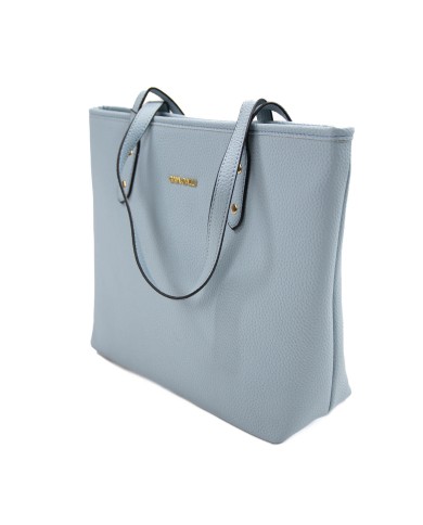 Borsa a mano polvere effetto tigrato con logo frontale in oro chiusura a cerniera Borsa a mano polvere effetto tigrato con logo frontale in oro chiusura a cerniera