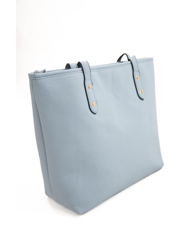 Borsa a mano polvere effetto tigrato con logo frontale in oro chiusura a cerniera Borsa a mano polvere effetto tigrato con logo frontale in oro chiusura a cerniera